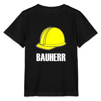 BAUHERR - Stanley/Stella Kinder T-Shirt MINI CREATOR  - Schwarz - Vorne - Mikhail (115cm)