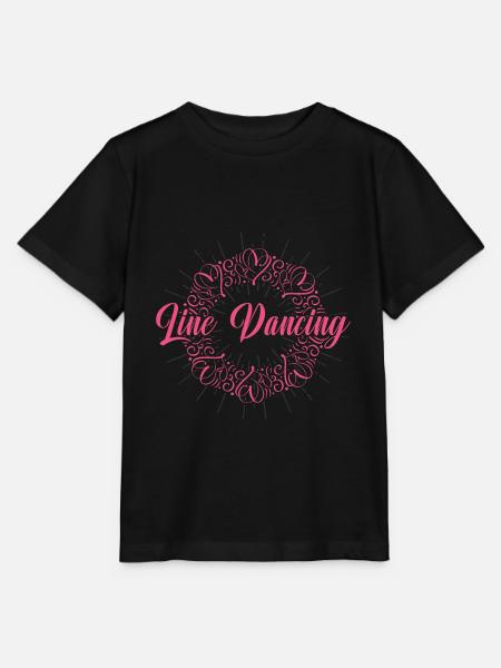 Linedance Wilder Westen Tanz - Stanley/Stella Kinder T-Shirt MINI CREATOR  - Schwarz