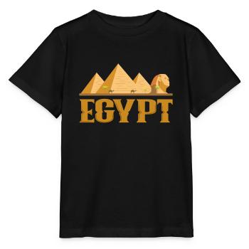 Egypte - T-shirt bio MINI CREATOR Stanley/Stella Enfant - noir - Devant - Mikhail (115cm)