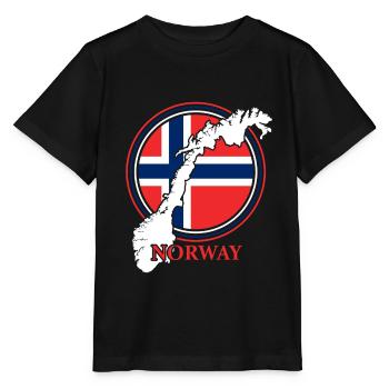 Norway viking gift - Stanley/Stella MINI CREATOR Kids’ T-Shirt - black - Front - Mikhail (115cm)
