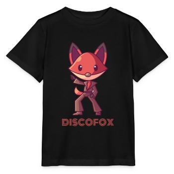 Discofox, fuchs tanzen tänzer disco - Stanley/Stella Kinder T-Shirt MINI CREATOR  - Schwarz - Vorne - Mikhail (115cm)