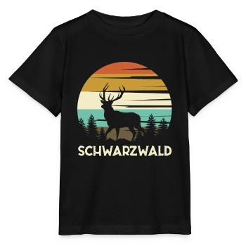 Schwarzwald Black Forest - Stanley/Stella Kinder T-Shirt MINI CREATOR  - Schwarz - Vorne - Mikhail (115cm)