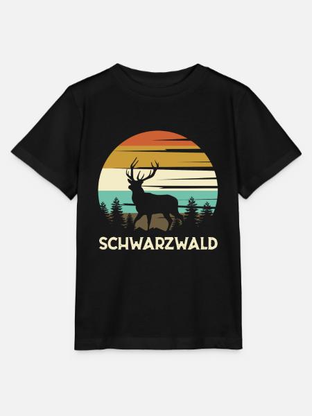 Schwarzwald Black Forest - Stanley/Stella Kinder T-Shirt MINI CREATOR - Schwarz