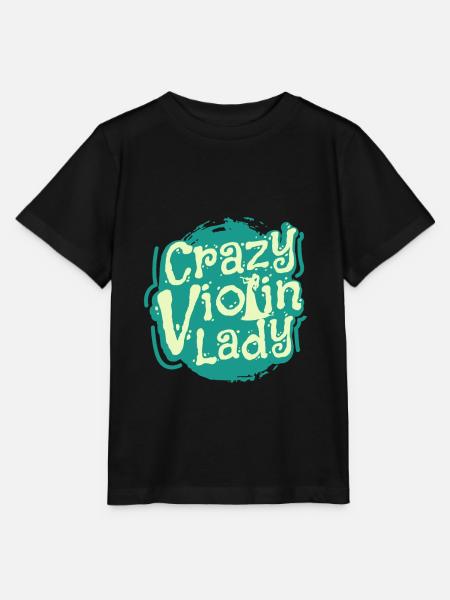 Geige - Stanley/Stella Kinder T-Shirt MINI CREATOR  - Schwarz