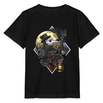 Plague Doctor - Stanley/Stella MINI CREATOR Kids’ T-Shirt - black - Front - Mikhail (115cm)