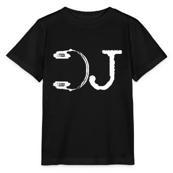 DJ DJ DJ raccroche - T-shirt bio MINI CREATOR Stanley/Stella Enfant - noir - Devant - Mikhail (115cm)