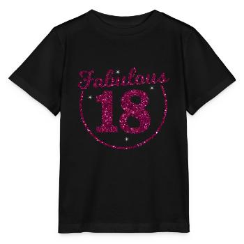 18th birthday - Stanley/Stella MINI CREATOR Kids’ T-Shirt - black - Front - Mikhail (115cm)