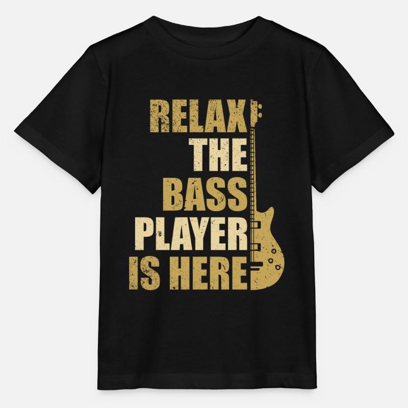 Guitare basse guitare - T-shirt bio MINI CREATOR Stanley/Stella Enfant - noir