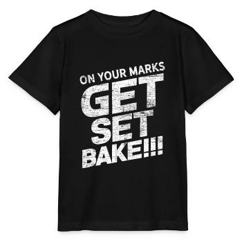 Bake pastries - Stanley/Stella MINI CREATOR Kids’ T-Shirt - black - Front - Mikhail (115cm)