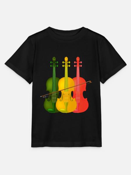 Cello Cellospieler - Stanley/Stella Kinder T-Shirt MINI CREATOR  - Schwarz