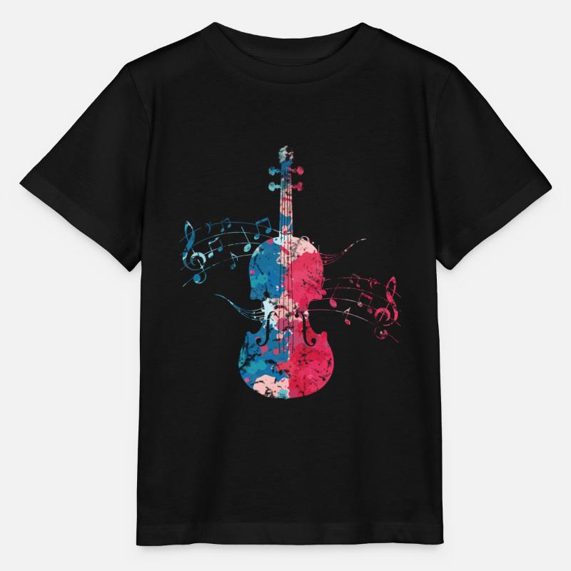 Cello Cellospieler Musik - Stanley/Stella Kinder T-Shirt MINI CREATOR  - Schwarz