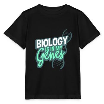 biology - Stanley/Stella MINI CREATOR Kids’ T-Shirt - black - Front - Mikhail (115cm)