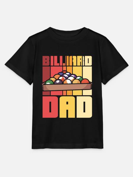 Billiard Dad - Stanley/Stella Kinder T-Shirt MINI CREATOR - Schwarz