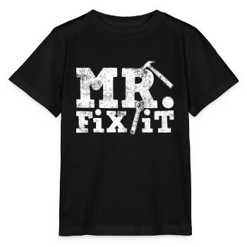 Handyman DIY enthusiasts - Stanley/Stella MINI CREATOR Kids’ T-Shirt - black - Front - Mikhail (115cm)