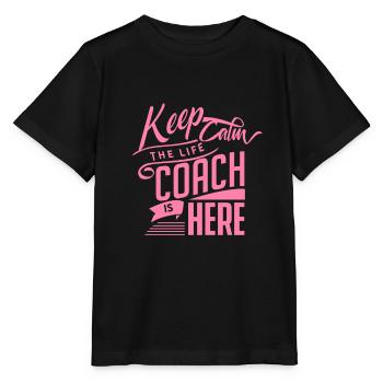 Formateur Coach de vie Coaching de vie - T-shirt bio MINI CREATOR Stanley/Stella Enfant - noir - Devant - Mikhail (115cm)