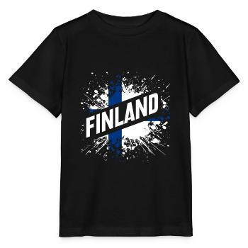 Finland - Stanley/Stella MINI CREATOR Kids’ T-Shirt - black - Front - Mikhail (115cm)