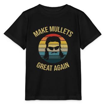 Rendre les Mullets encore une fois drôles - T-shirt bio MINI CREATOR Stanley/Stella Enfant - noir - Devant - Mikhail (115cm)