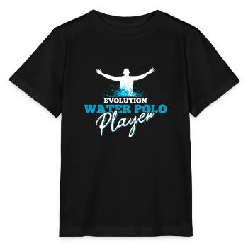 Wasserball Wasserballer - Stanley/Stella Kinder T-Shirt MINI CREATOR  - Schwarz - Vorne - Mikhail (115cm)