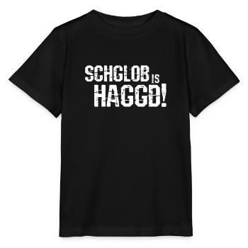 Ich glaube es hackt auf sächsisch Sachsen Sprüche - Stanley/Stella Kinder T-Shirt MINI CREATOR  - Schwarz - Vorne - Mikhail (115cm)