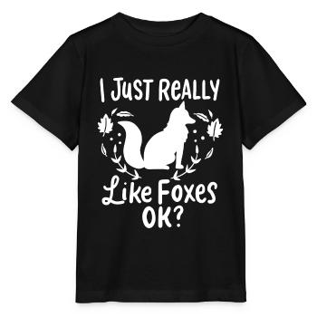Renards renards - T-shirt bio MINI CREATOR Stanley/Stella Enfant - noir - Devant - Mikhail (115cm)