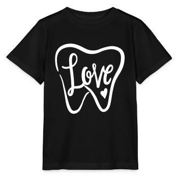 tooth - Stanley/Stella MINI CREATOR Kids’ T-Shirt - black - Front - Mikhail (115cm)