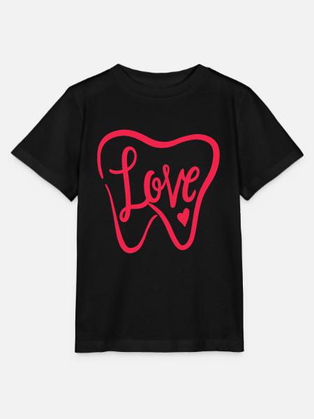 Zähne - Stanley/Stella Kinder T-Shirt MINI CREATOR  - Schwarz