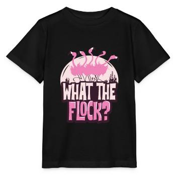 Flamingo - T-shirt bio MINI CREATOR Stanley/Stella Enfant - noir - Devant - Mikhail (115cm)