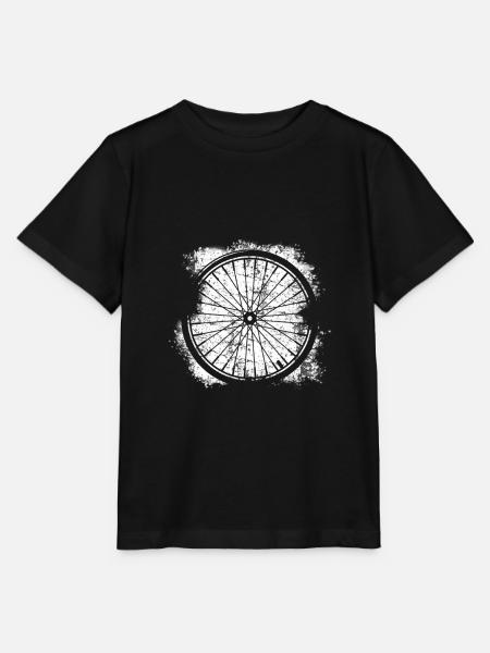 Fahrrad Rad - Stanley/Stella Kinder T-Shirt MINI CREATOR  - Schwarz