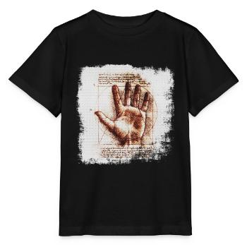 Leonardo da Vinci - Stanley/Stella Kinder T-Shirt MINI CREATOR  - Schwarz - Vorne - Mikhail (115cm)