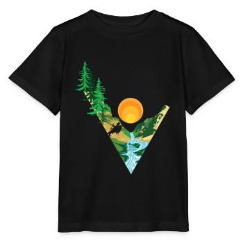 walker - Stanley/Stella MINI CREATOR Kids’ T-Shirt - black - Front - Mikhail (115cm)