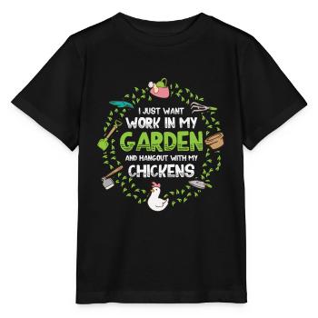 Poulets jardinier jardinier jardinier - T-shirt bio MINI CREATOR Stanley/Stella Enfant - noir - Devant - Mikhail (115cm)