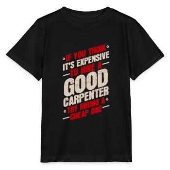 Charpentier charpentier - T-shirt bio MINI CREATOR Stanley/Stella Enfant - noir - Devant - Mikhail (115cm)