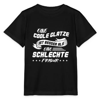 Cool chauve homme chauve chauve cadeau chauve - T-shirt bio MINI CREATOR Stanley/Stella Enfant - noir - Devant - Mikhail (115cm)