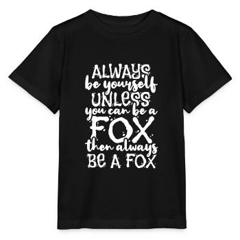 Renards Renard - T-shirt bio MINI CREATOR Stanley/Stella Enfant - noir - Devant - Mikhail (115cm)
