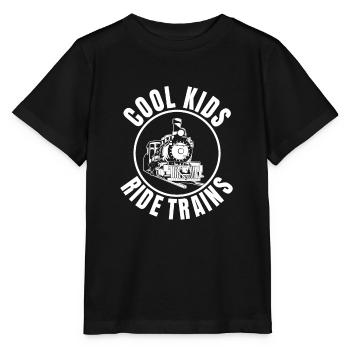 train - Stanley/Stella MINI CREATOR Kids’ T-Shirt - black - Front - Mikhail (115cm)