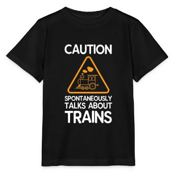 Train - T-shirt bio MINI CREATOR Stanley/Stella Enfant - noir - Devant - Mikhail (115cm)