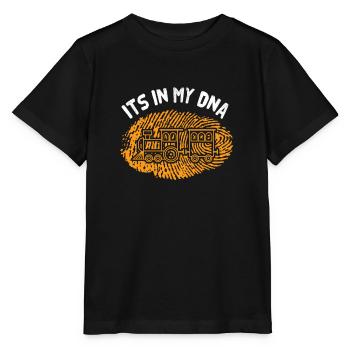 Train - T-shirt bio MINI CREATOR Stanley/Stella Enfant - noir - Devant - Mikhail (115cm)