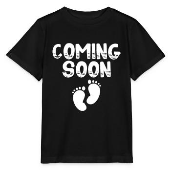 pregnancy - Stanley/Stella MINI CREATOR Kids’ T-Shirt - black - Front - Mikhail (115cm)