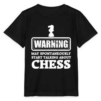 Chess Chess Set Chess Checkerboard Checkmate - Stanley/Stella MINI CREATOR Kids’ T-Shirt - black - Front - Mikhail (115cm)