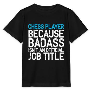 Chess Chess Set Chess Checkerboard Checkmate - Stanley/Stella MINI CREATOR Kids’ T-Shirt - black - Front - Mikhail (115cm)