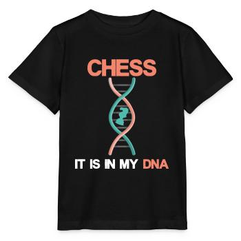 Chess Chess Set Chess Checkerboard Checkmate - Stanley/Stella MINI CREATOR Kids’ T-Shirt - black - Front - Mikhail (115cm)
