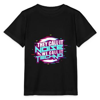 Techno - T-shirt bio MINI CREATOR Stanley/Stella Enfant - noir - Devant - Mikhail (115cm)