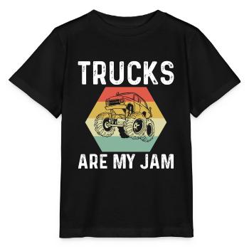 Monster trucks - T-shirt bio MINI CREATOR Stanley/Stella Enfant - noir - Devant - Mikhail (115cm)