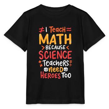 Mathématiques mathématiques - T-shirt bio MINI CREATOR Stanley/Stella Enfant - noir - Devant - Mikhail (115cm)
