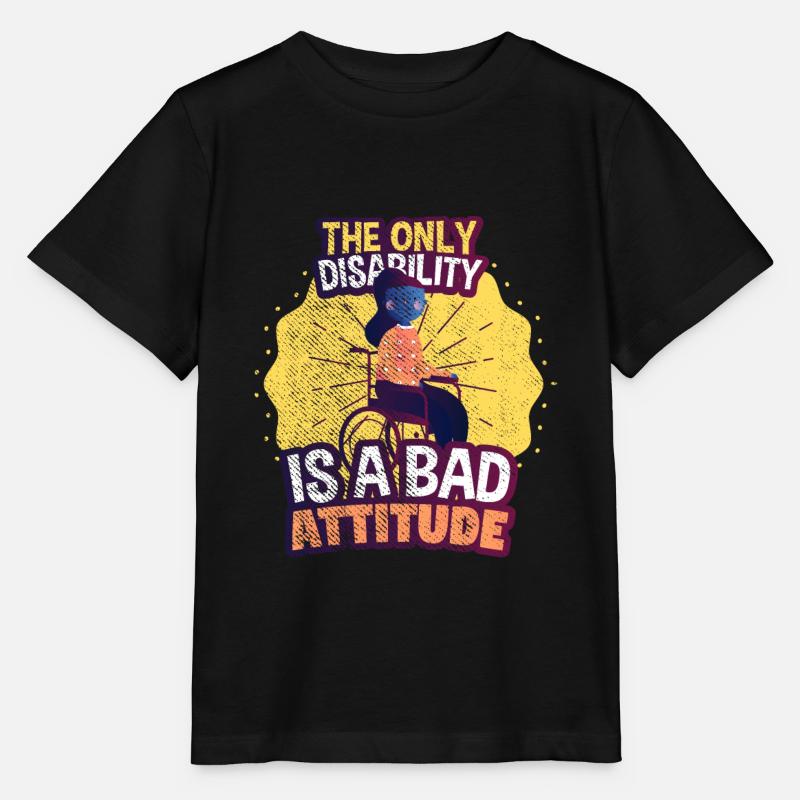 Rollstuhl - Stanley/Stella Kinder T-Shirt MINI CREATOR  - Schwarz