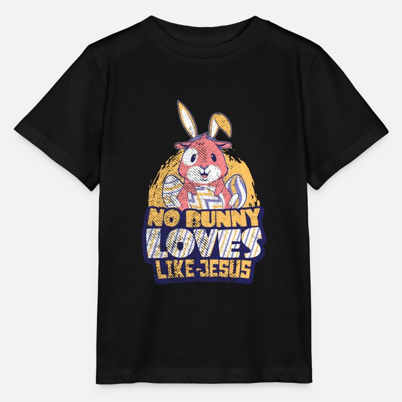 Ostern Jesus - Stanley/Stella Kinder T-Shirt MINI CREATOR  - Schwarz