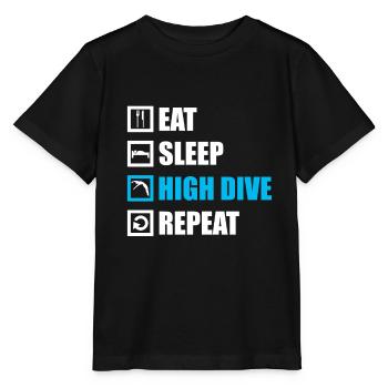 Diving Skydiving Diving Gift - Stanley/Stella MINI CREATOR Kids’ T-Shirt - black - Front - Mikhail (115cm)