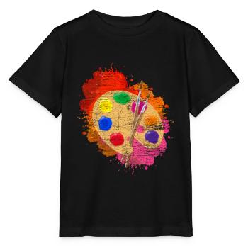 Art Gallerie d’art - T-shirt bio MINI CREATOR Stanley/Stella Enfant - noir - Devant - Mikhail (115cm)