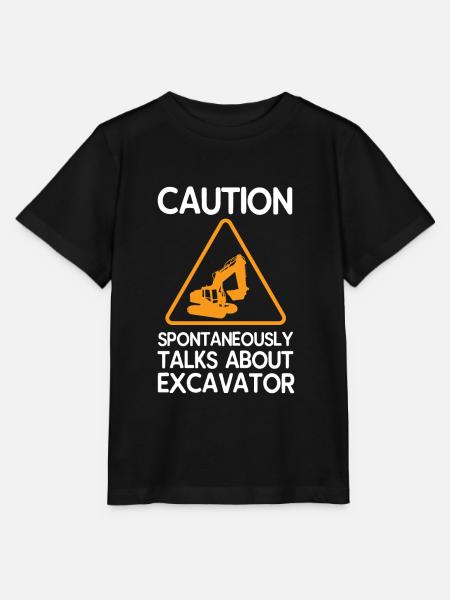 Bagger - Stanley/Stella Kinder T-Shirt MINI CREATOR  - Schwarz