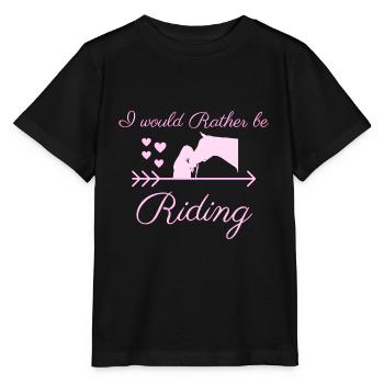 je préfère monter - T-shirt bio MINI CREATOR Stanley/Stella Enfant - noir - Devant - Mikhail (115cm)